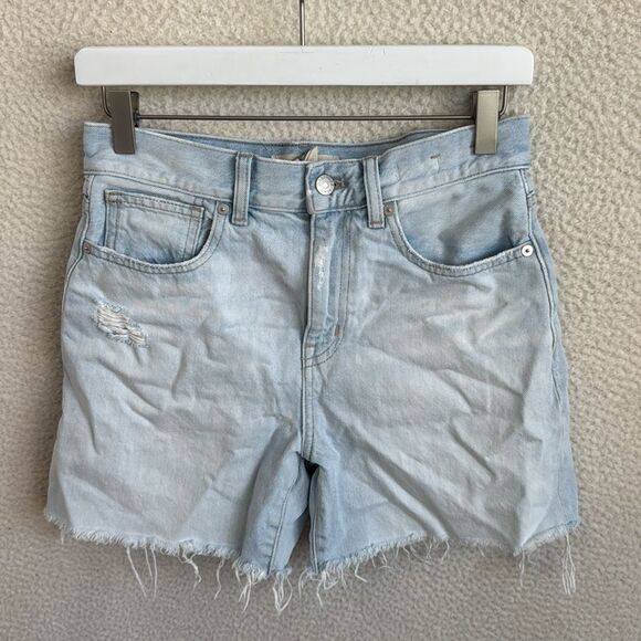 Madewell The '90s Mid-Length Jean Short in Pearlman Wash Womens Size 25 - Picture 2 of 9